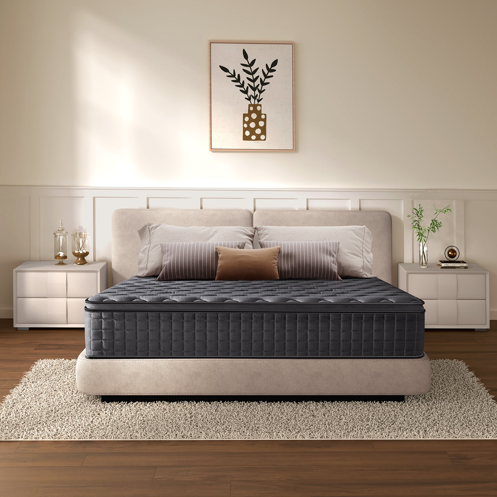 Breathable spring mattress