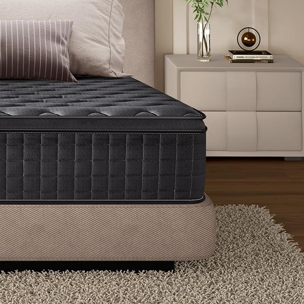 Breathable spring mattress