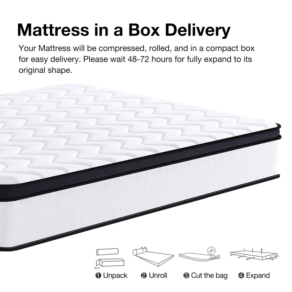 Breathable spring mattress