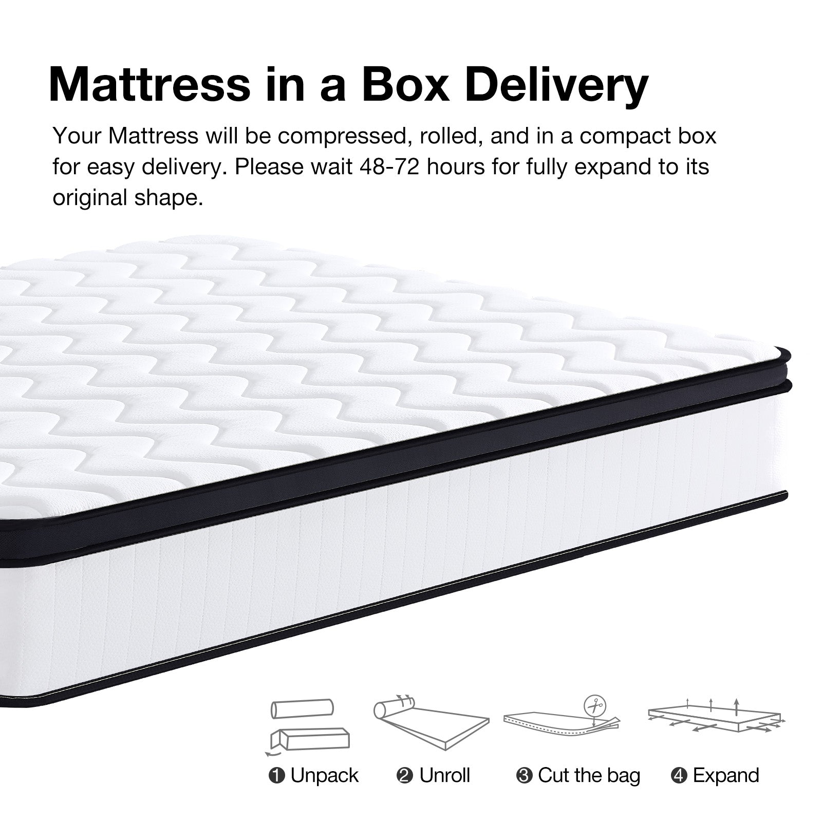 Breathable spring mattress