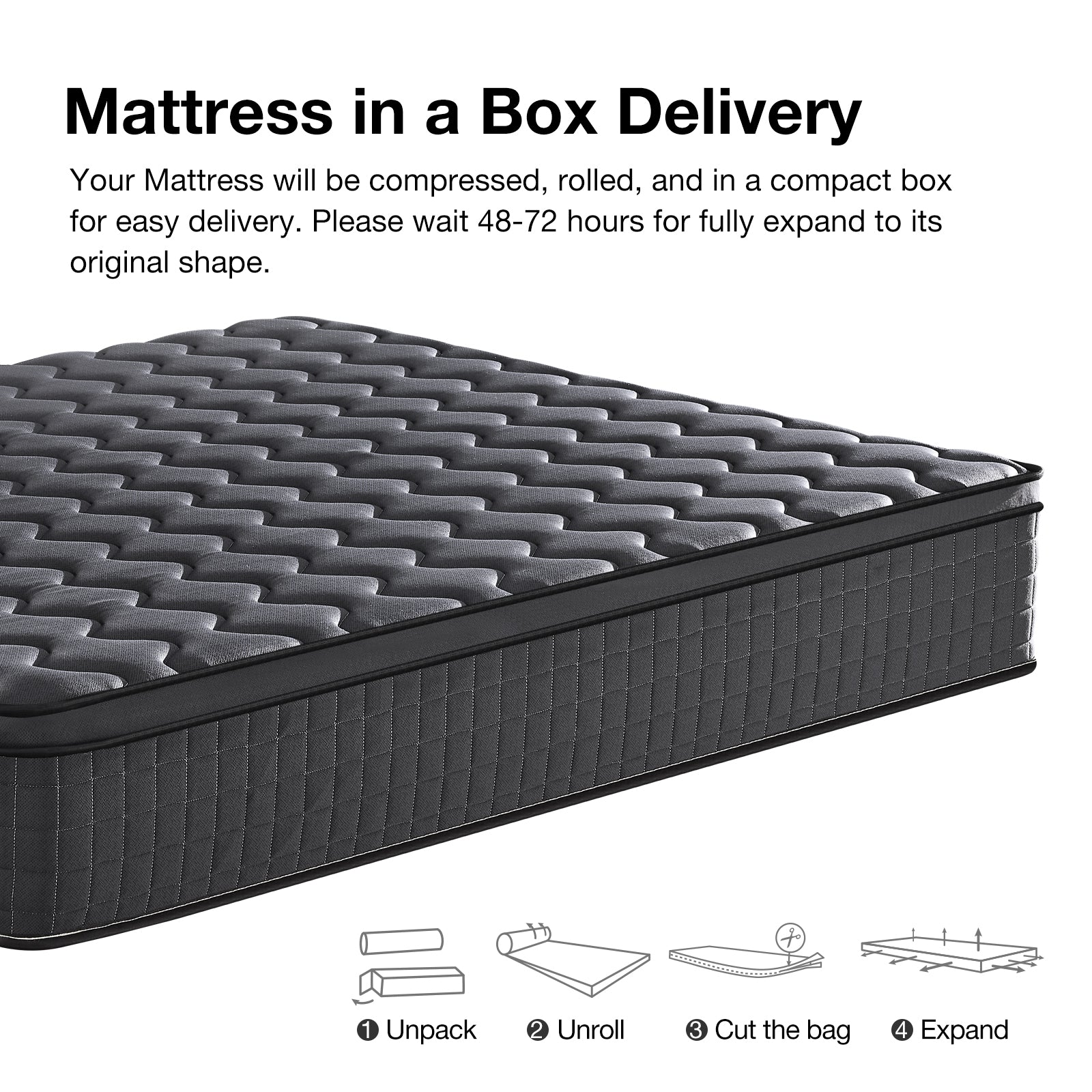 Breathable spring mattress