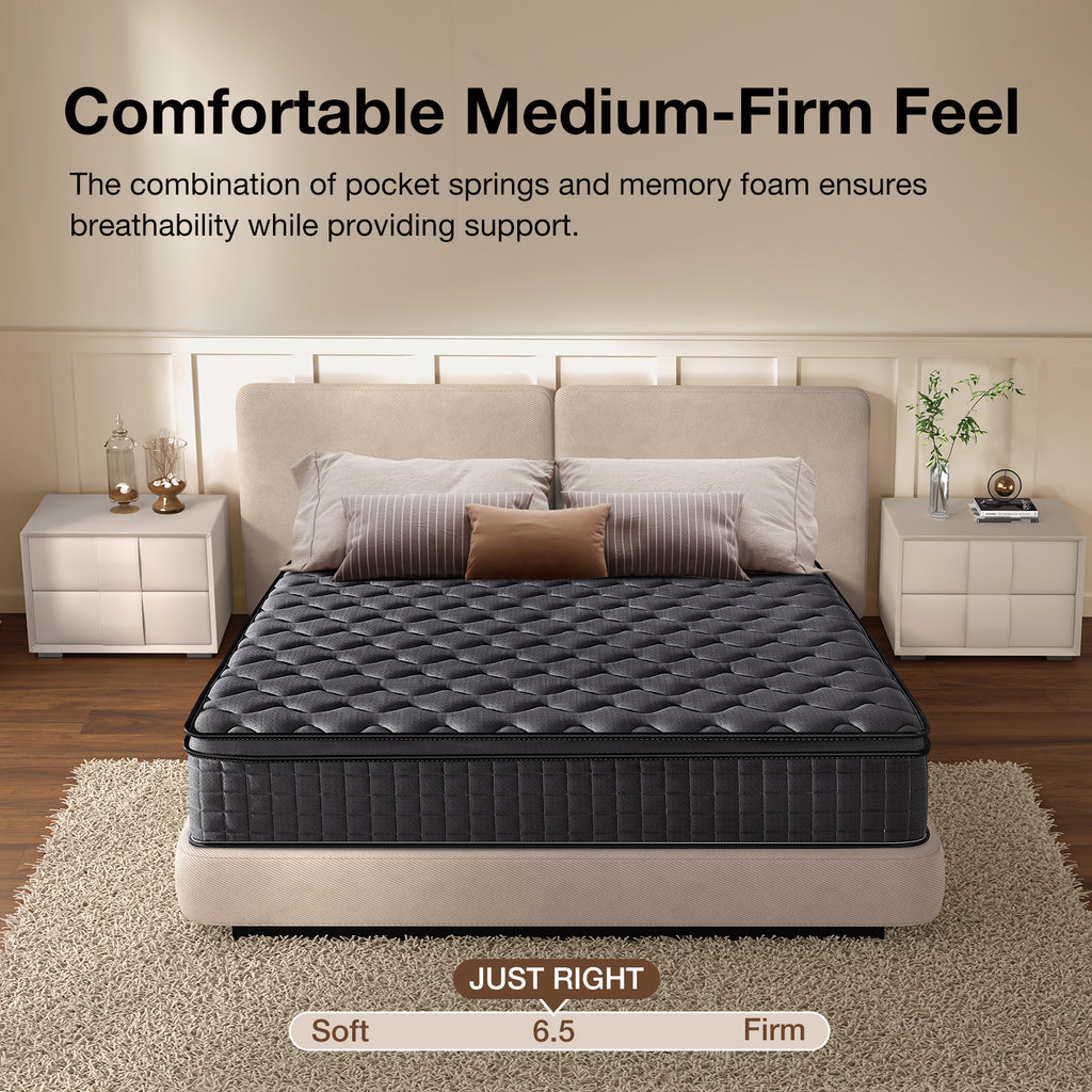 Breathable spring mattress